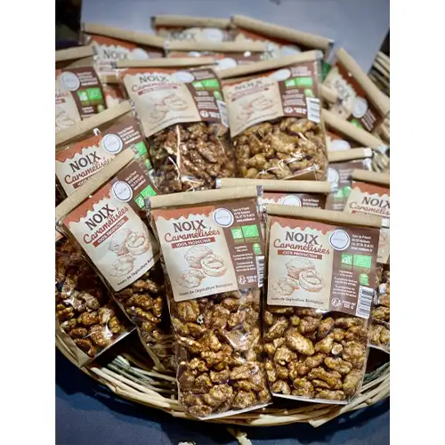 Noix caramélisées Bio