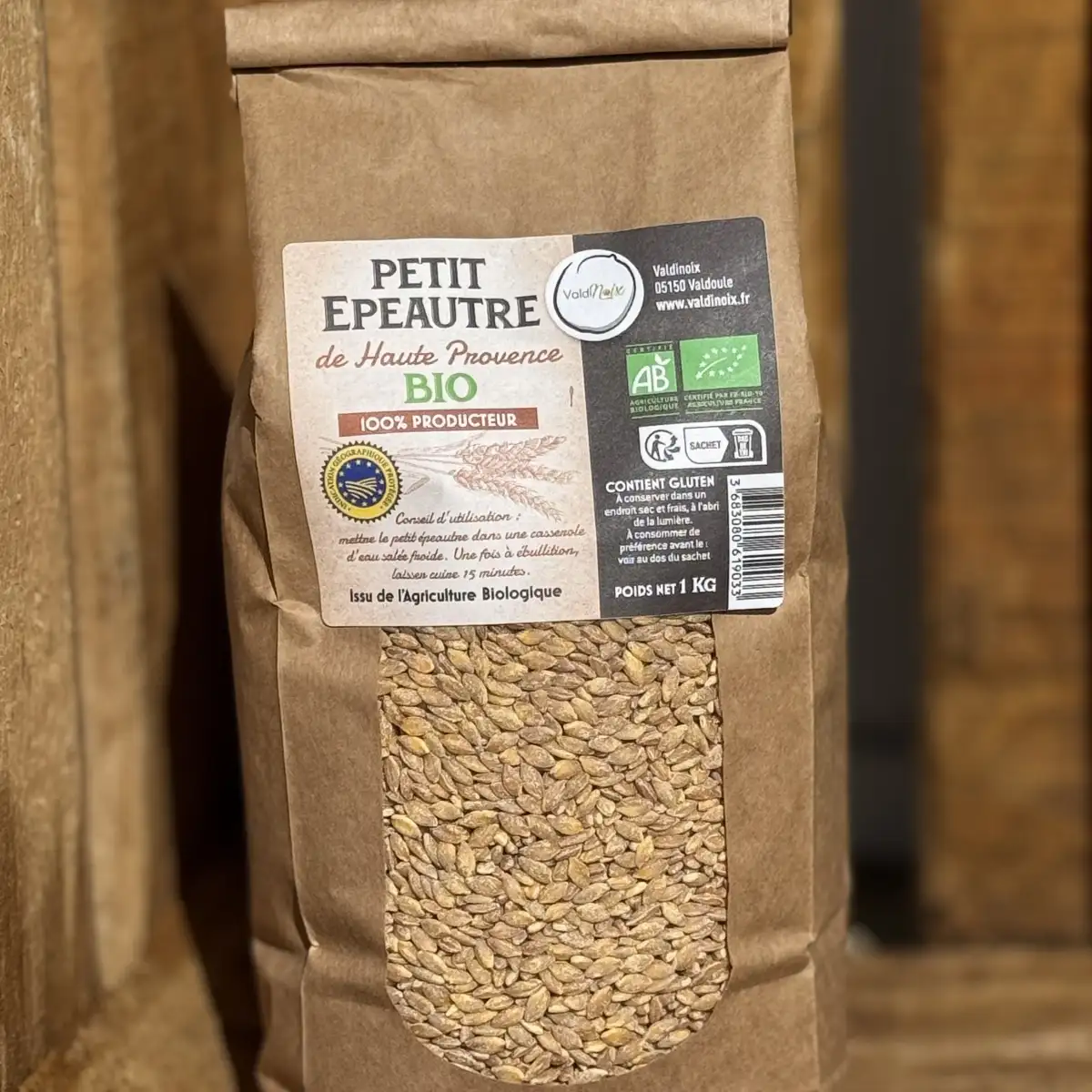 Petit épeautre de Haute Provence IGP (en grain mondé)